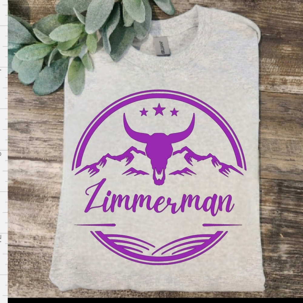 Bailey Zimmerman shirt country music popular trending bull skull